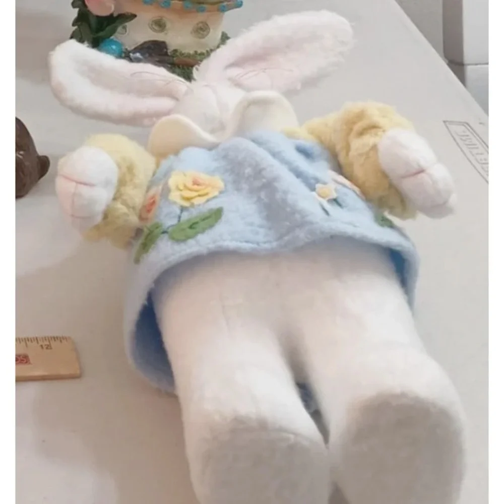 Easter Rabbit with Blue & Yellow Coat